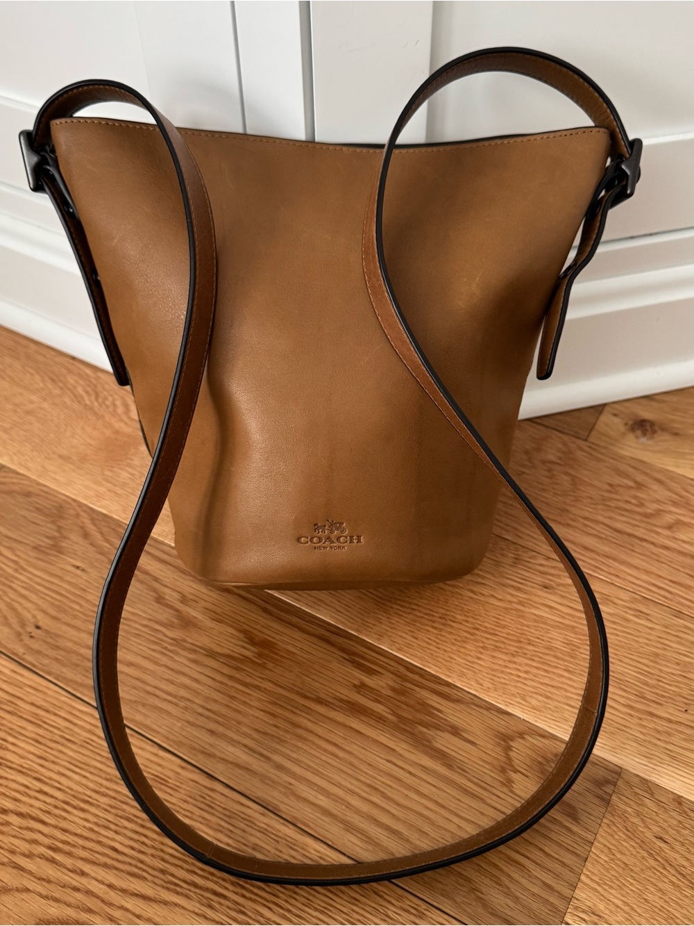 Coach Bleecker Leather Sport Mini Duffle Bucket Shoulder Bag 32281